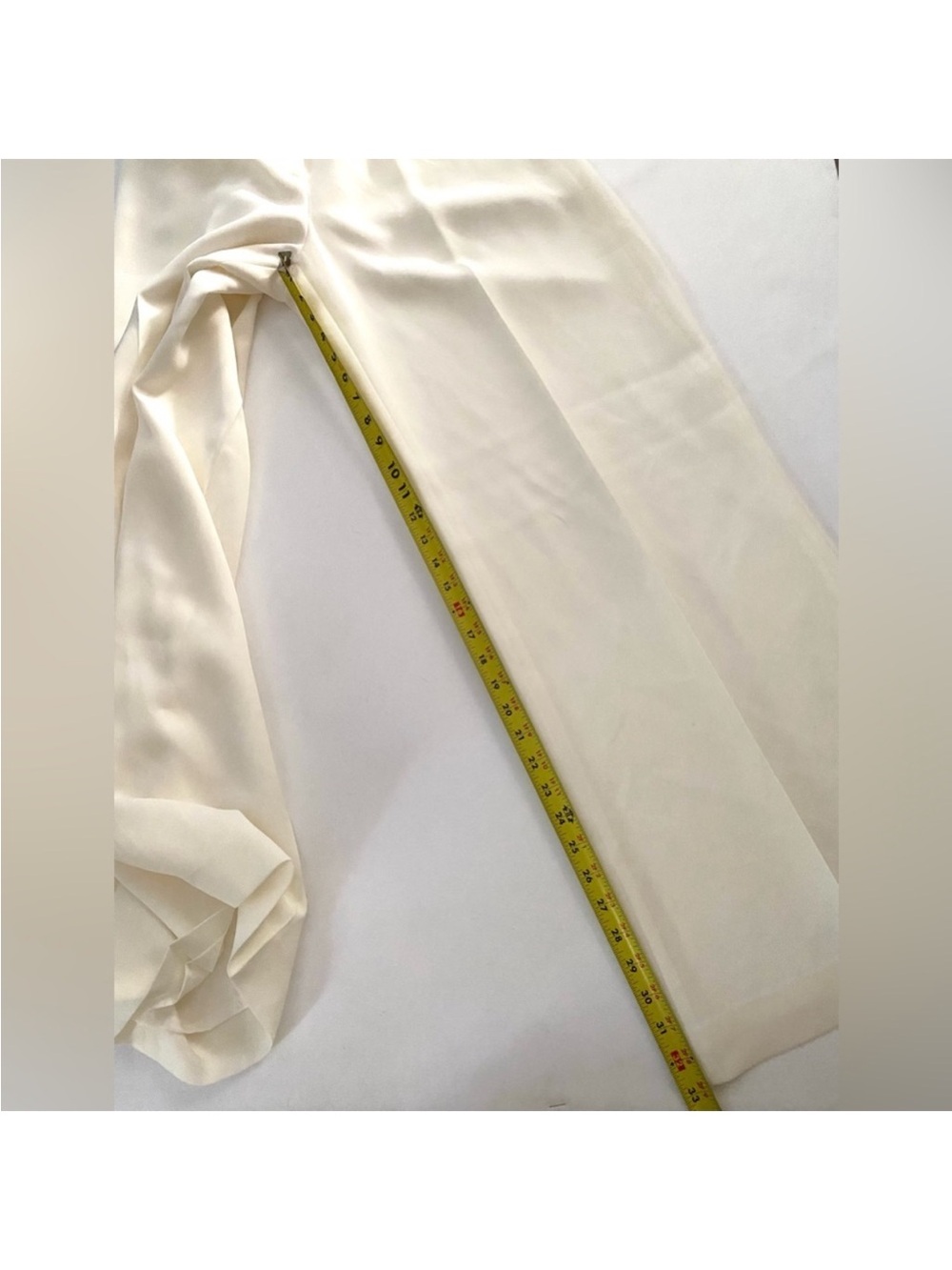 Lafayette 148 New York Women's Pants Wide Leg Dalton Trousers In Cloud size 10 - Picture 12 of 16